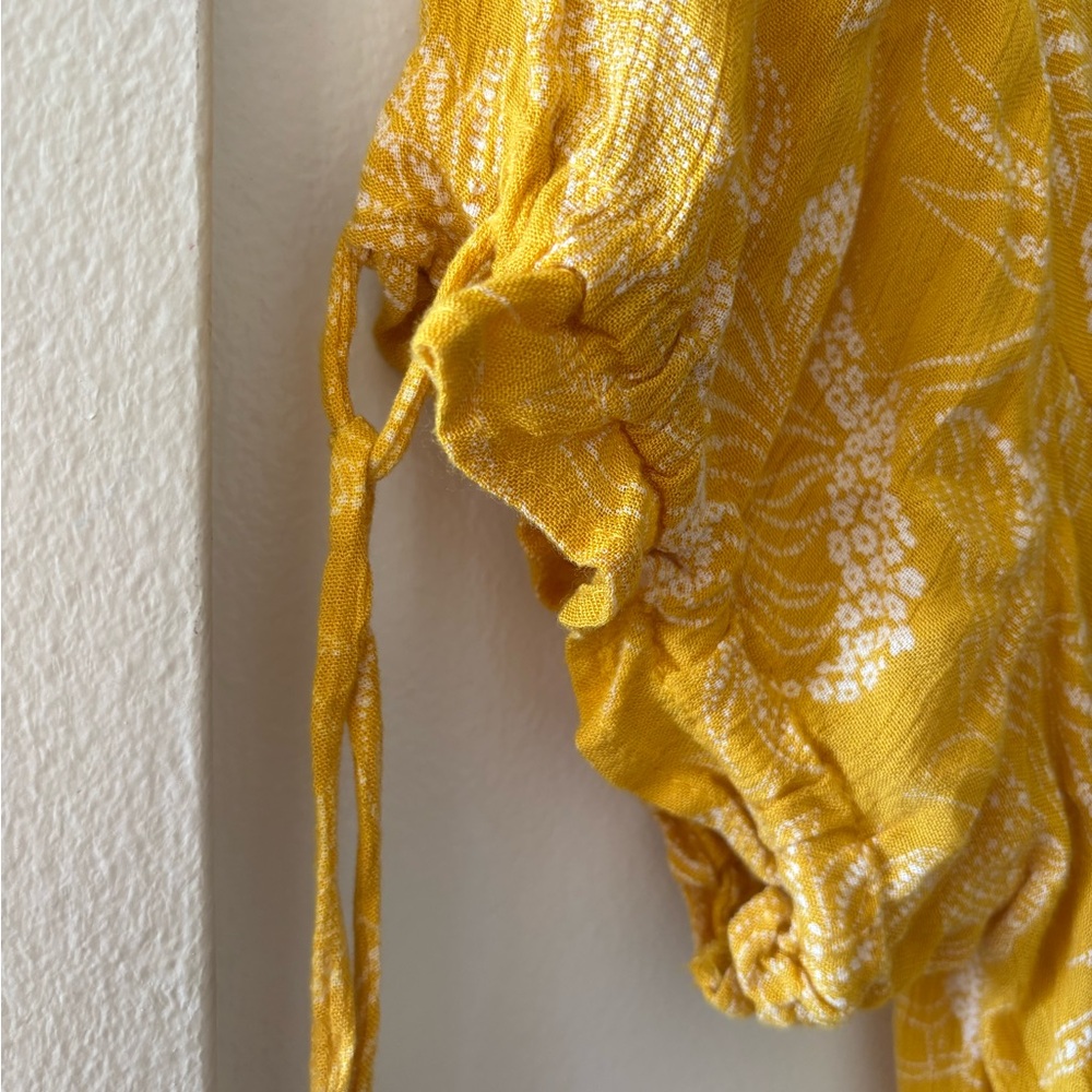 Yellow Ruffled Dress - Picture 6 of 7